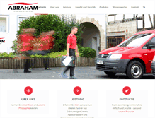 Tablet Screenshot of abraham-gmbh.de